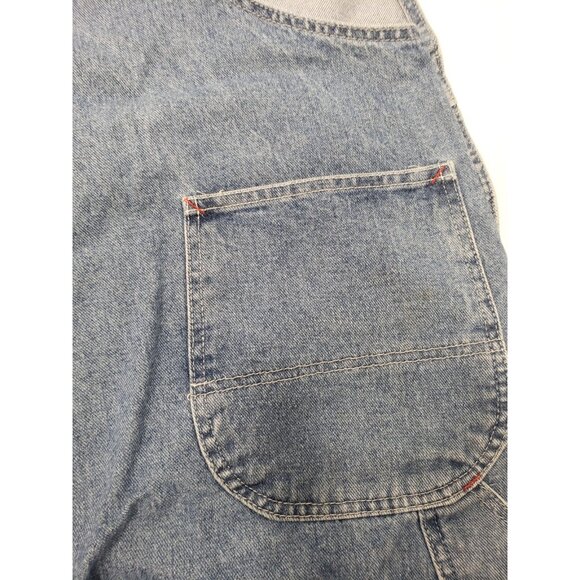 Dickies Men's 8396 Stonewashed Denim Bib Overalls 8396SNB Size 38 X 32 - Picture 13 of 16